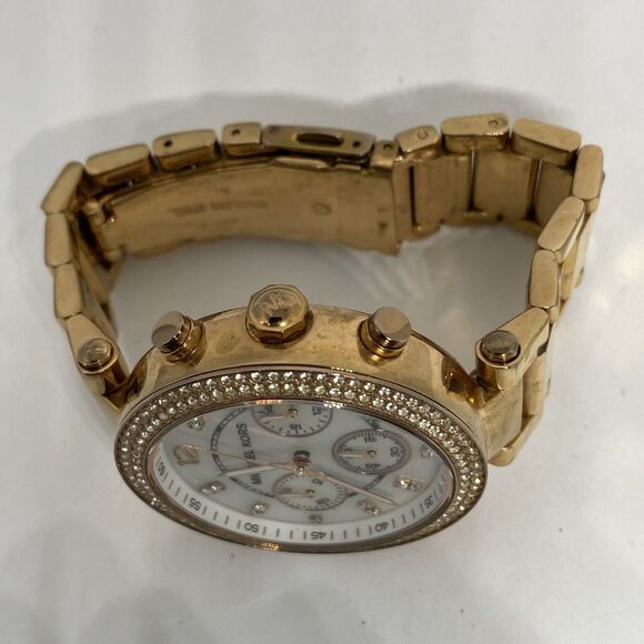Michael Kors Women Michael Kors Parker MK5491 Women Stainless Steel Analog Dial Quartz Watch UC632